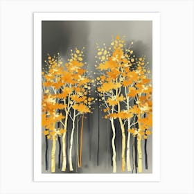 Autumn Trees 2 Art Print