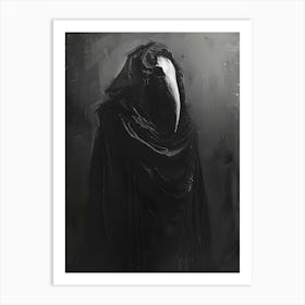 Raven In The Night Art Print