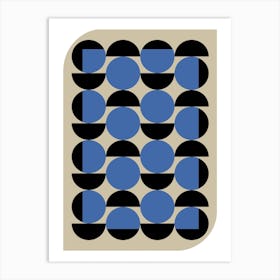 Pinball Blue 1 Art Print
