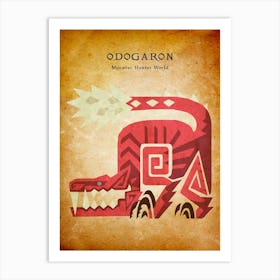 Odogaron Vintage Art Print