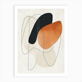 Abstract Shapes Canvas Print Art Print