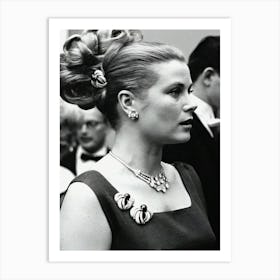 Princess Grace Attends Event Art Print