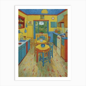 Simple Vintage Kitchen: A Guide to Achieving the Look Art Print