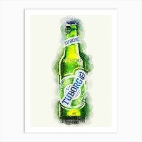 Tuborg Deluxe Dark Export Art Print