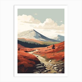 The West Highland Line Scotland 13 Hiking Trail Landscape Art Print