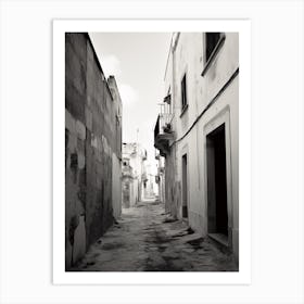 Otranto, Italy, Black And White Photography 1 Art Print
