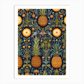 William Morris Pineapples Art Print