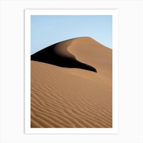 Sand Dune In The Desert In The Middle East Art Print