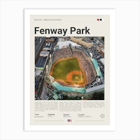 Baseball - Boston Red Sox - Fenways Park 3 Art Print