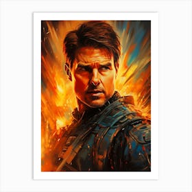 Tom Cruise (2) Art Print