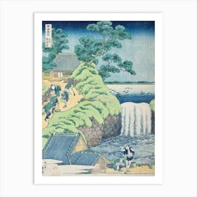 Fall Of Aoiga Oka, Yedo, Katsushika Hokusai Art Print