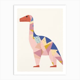 Nursery Dinosaur Art Alectrosaurus 3 Art Print