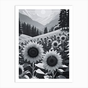 Sunflowers 17 Art Print