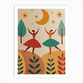 Two Dancers Art Print