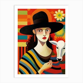  Matisse Bohemian Cowgirl  Art Print