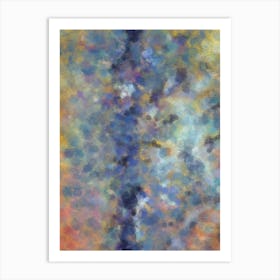 Abstract Painting Blue Art Print