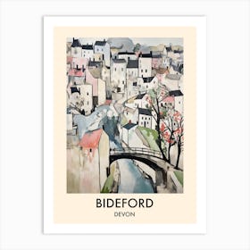 Bideford (Devon) Painting 2 Travel Poster Art Print