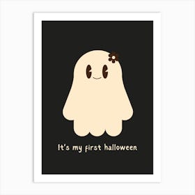 My First Halloween Art Print