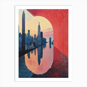 New York City Skyline 2 Art Print