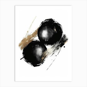 Black And Gold 82 Art Print