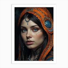 Egyptian Beauty 1 Art Print