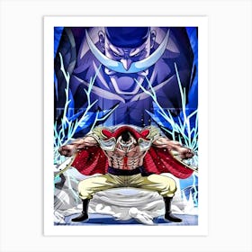 One Piece Whitebeard Art Print