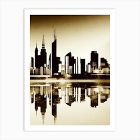 City Skyline 6 Art Print