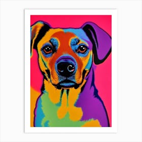 Dachshund Andy Warhol Style Dog Art Print