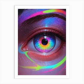 Rainbow Eye 2 Art Print