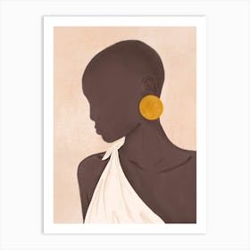 Portrait Of An African Woman Art Print