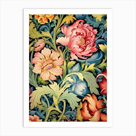 Floral Wallpaper 67 Art Print