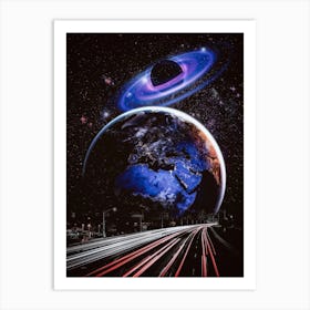 Speed Light To The Universe 1 Art Print