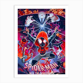 Spider - Man Into The Spiderverse Film & Movie Art Print