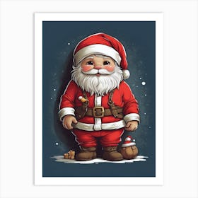 Santa Claus 3 Art Print