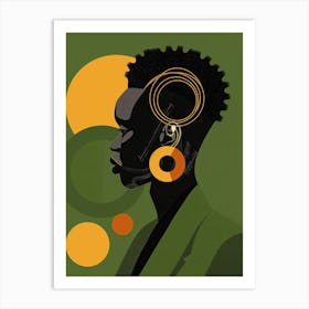 Portrait Of African Woman 66 Art Print