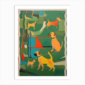 'Dogs' Kmart Wall Art 2 Art Print