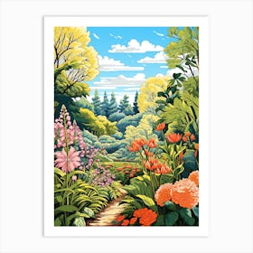 Montreal Botanical Garden Canada Illustration 1  Art Print