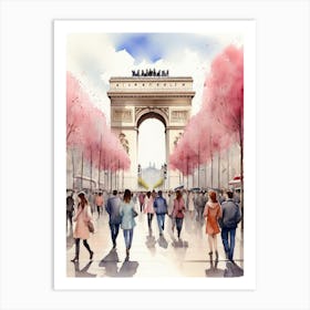 Arc De Triomphe Paris 1 Art Print