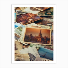 Postcards Collection Art Print