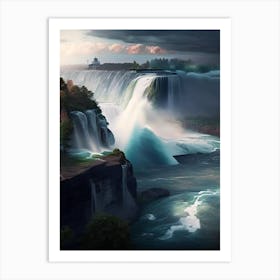 Niagara Falls Of The South, United States Realistic Photograph (1) Art Print