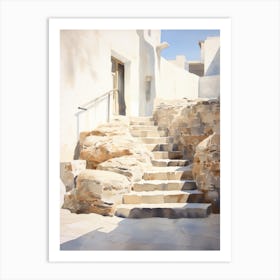 Mykonos Stairway Art Print