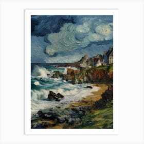 House On The Cliff Art Print