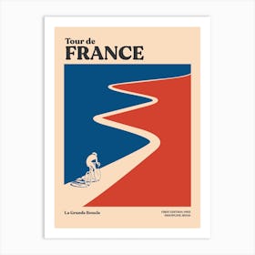 Tour De France Grand Tour Cycling Art Print