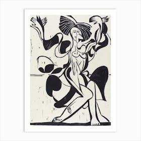 Mary Wigmans Dance, Ernst Ludwig Kirchner Art Print
