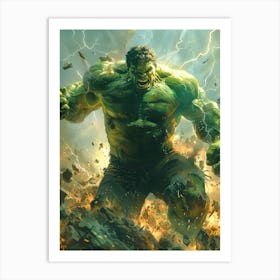 Hulk 28 Art Print