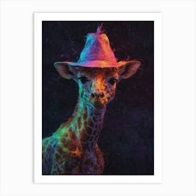 Giraffe Canvas Print 7 Art Print