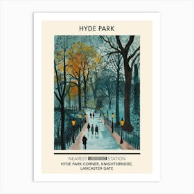 Hyde Park London Parks Garden 7 Art Print