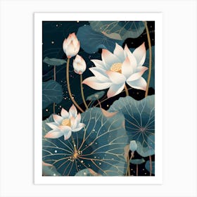 Lotus Flower 3 Art Print