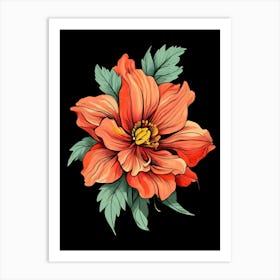 Hibiscus Flower 8 Art Print