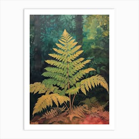 Boston Fern Painting 3 Art Print